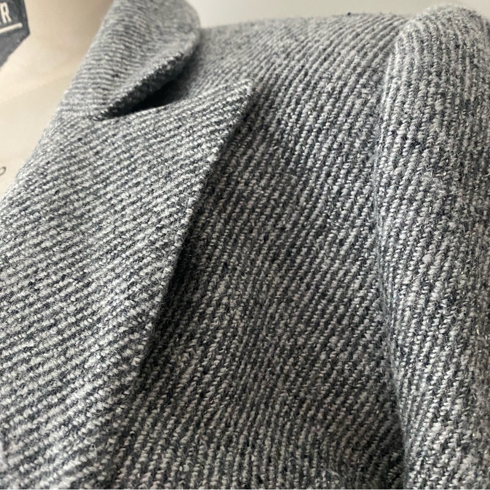 Smythe Single Breast Tweed Wool Aplca Silk Blend  Blazer - 8 - Picture 6 of 15
